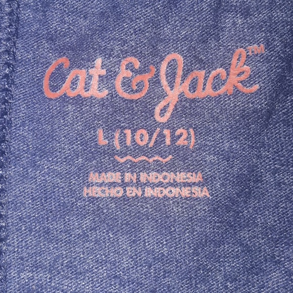 💙 Cat & Jack Flared SS Shirt. 🎀Girls Size: (10-12) Large - Picture 4 of 4